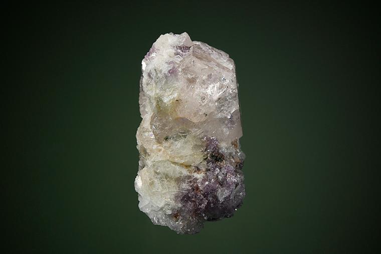BERYL var. Morganite with LEPIDOLITE